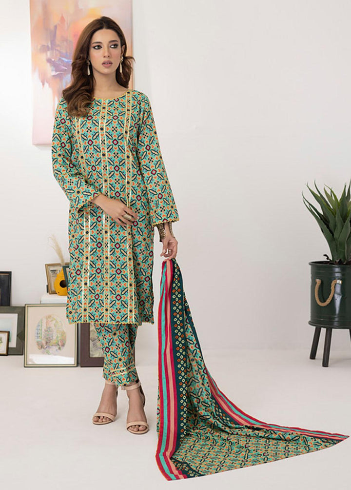 Intermix By ZS Textiles Printed  Suits Unstitched 3 Piece ZS23I 05 - Summer Collection