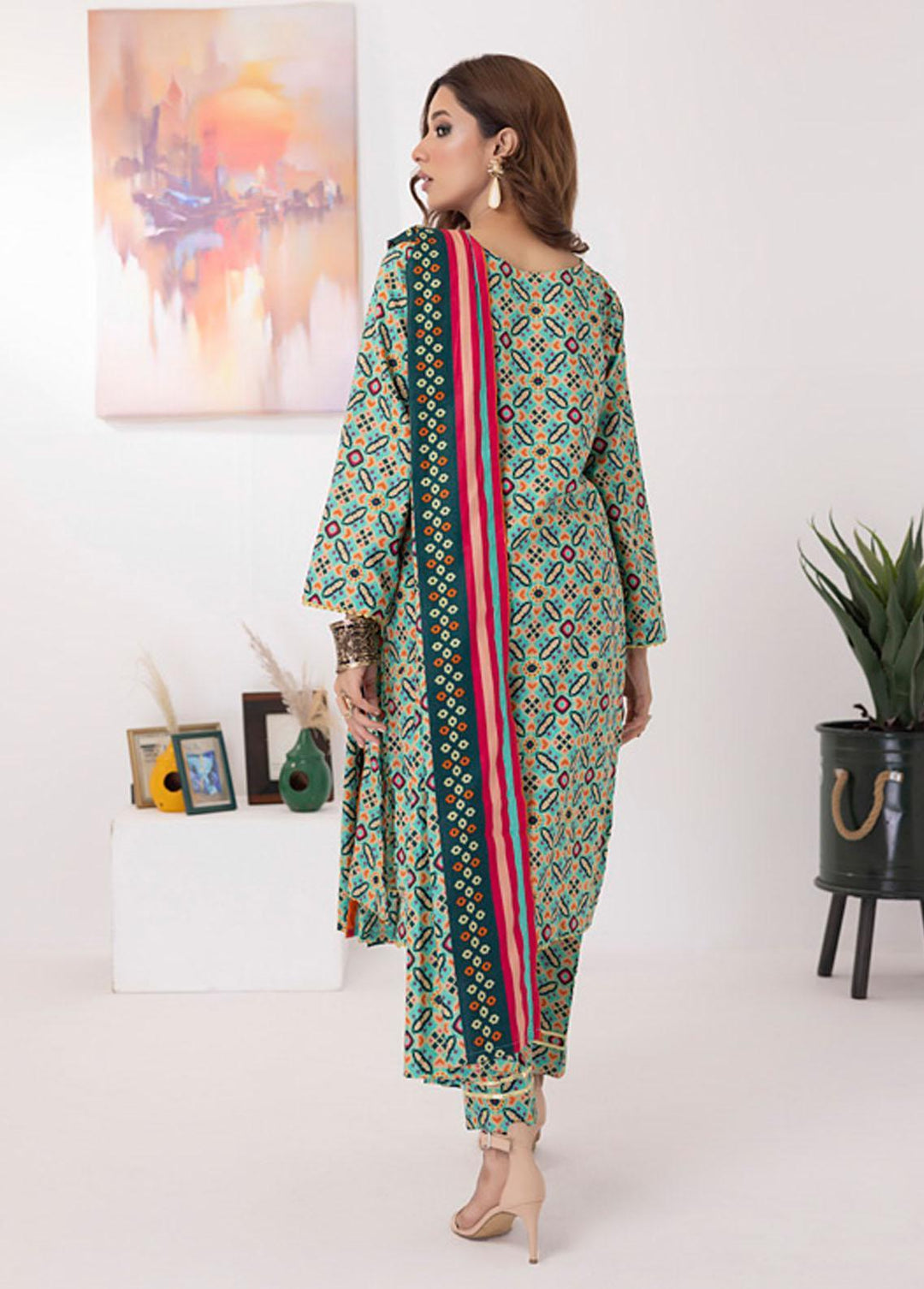 Intermix By ZS Textiles Printed  Suits Unstitched 3 Piece ZS23I 05 - Summer Collection