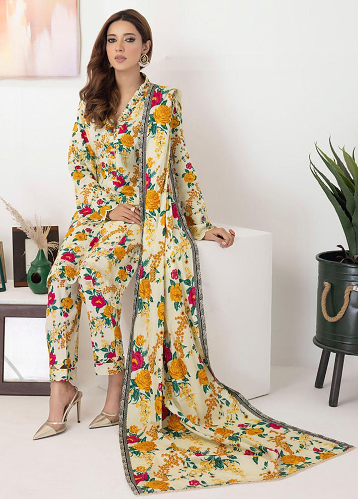 Intermix By ZS Textiles Printed  Suits Unstitched 3 Piece ZS23I 07 - Summer Collection
