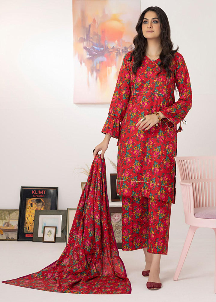 Intermix By ZS Textiles Printed  Suits Unstitched 3 Piece ZS23I 08 - Summer Collection