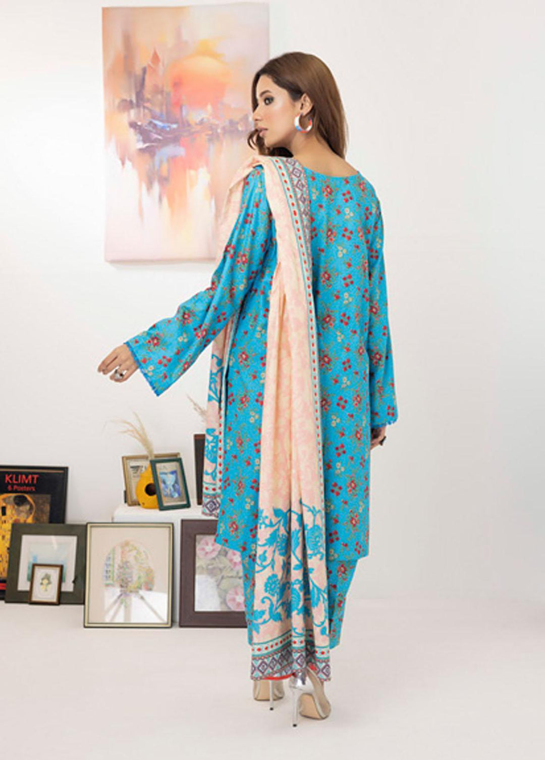 Intermix By ZS Textiles Printed  Suits Unstitched 3 Piece ZS23I 09 - Summer Collection
