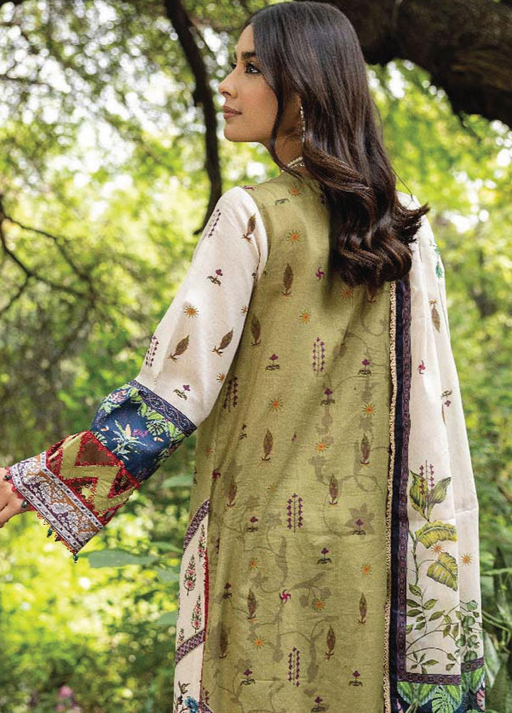 Iris By Humdum Embroidered Lawn Suits Unstitched 3 Piece HD23I D-05 - Summer Collection