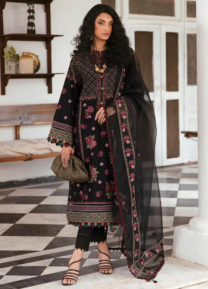 Iris By Jazmin Embroidered Lawn Suits Unstitched 3 Piece JZ23IL D-09 Florin - Eid Collection