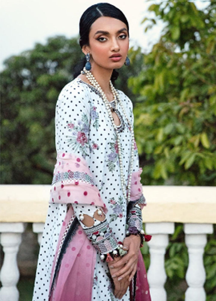 Iris By Jazmin Embroidered Lawn Suits Unstitched 3 Piece JZ23IL D-10 Fallon - Eid Collection