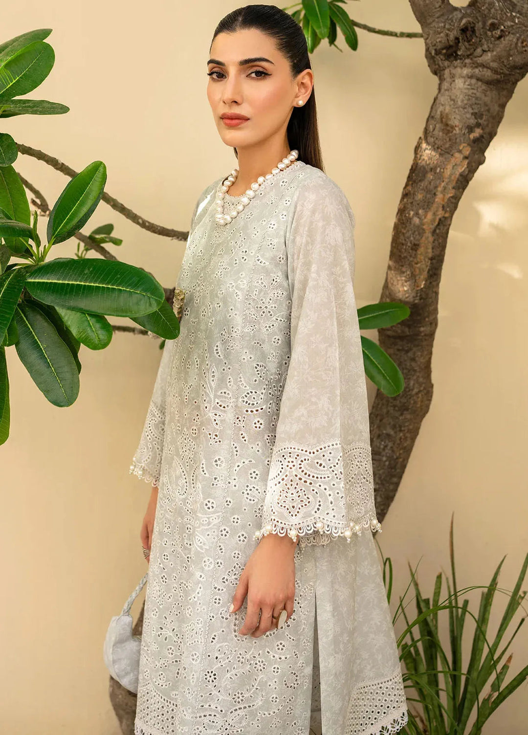 Iris By Jazmin Embroidered Lawn Suits Unstitched 3 Piece JZ24I D2 - Summer Collection