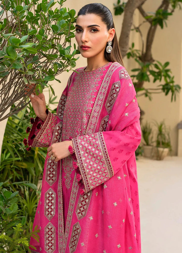 Iris By Jazmin Embroidered Lawn Suits Unstitched 3 Piece JZ24I D3 - Summer Collection