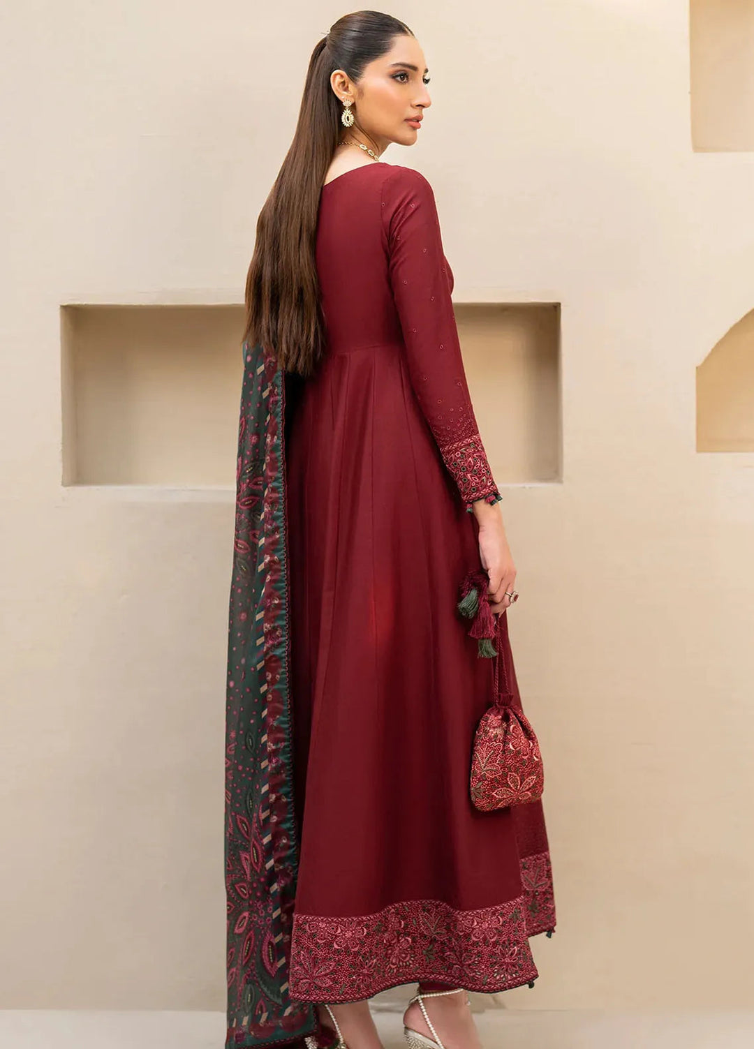 Iris By Jazmin Embroidered Lawn Suits Unstitched 3 Piece JZ24I D7 - Summer Collection