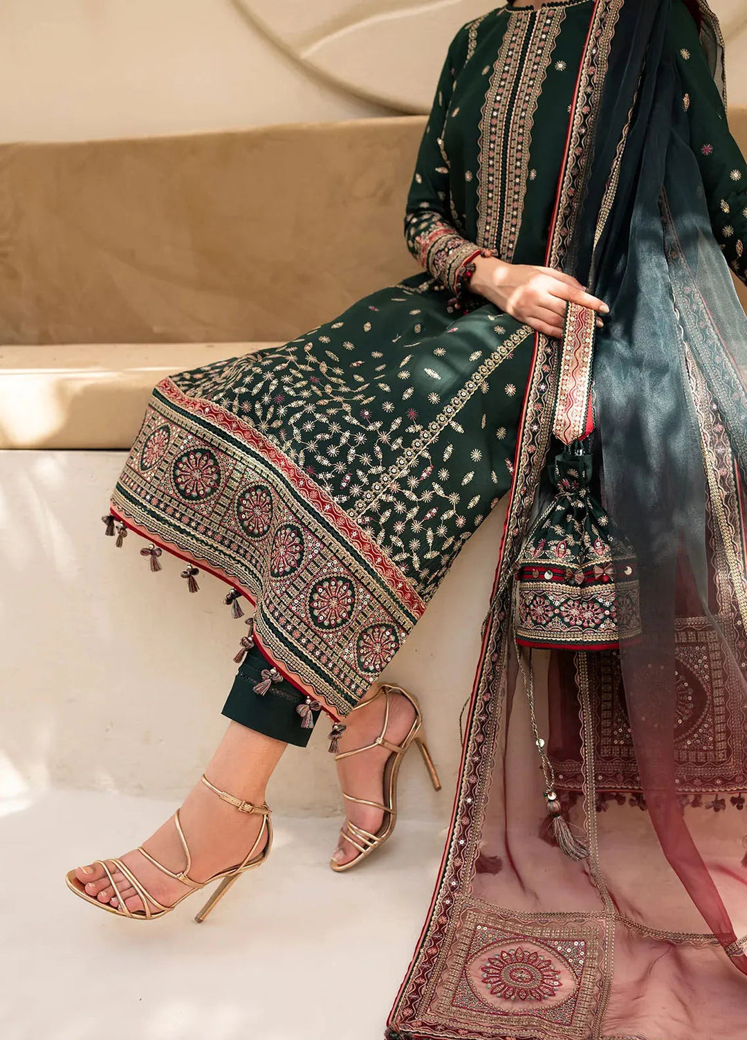 Iris By Jazmin Embroidered Lawn Suits Unstitched 3 Piece JZ24I D9 - Summer Collection