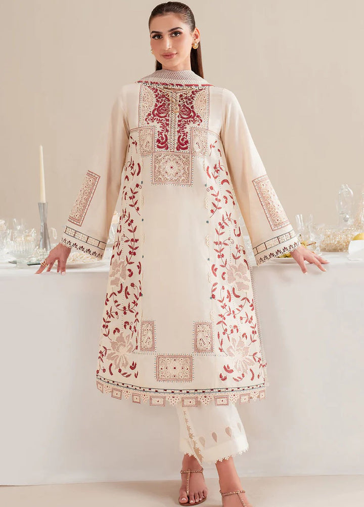 Iris by Jazmin Embroidered Lawn Suits Unstitched 3 Piece JZ25IL D-02 - Summer Collection
