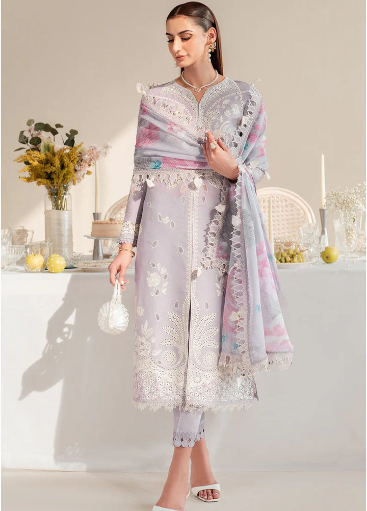 Iris by Jazmin Embroidered Lawn Suits Unstitched 3 Piece JZ25IL D-06 - Summer Collection