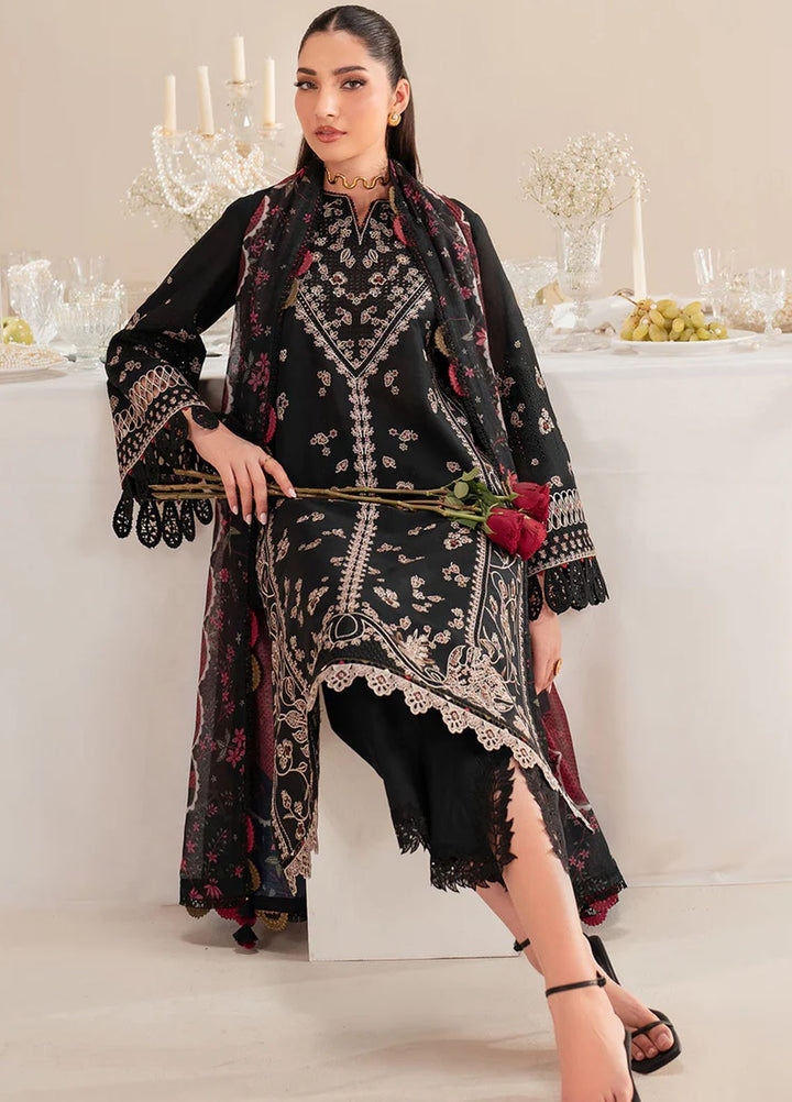 Iris by Jazmin Embroidered Lawn Suits Unstitched 3 Piece JZ25IL D-07 - Summer Collection