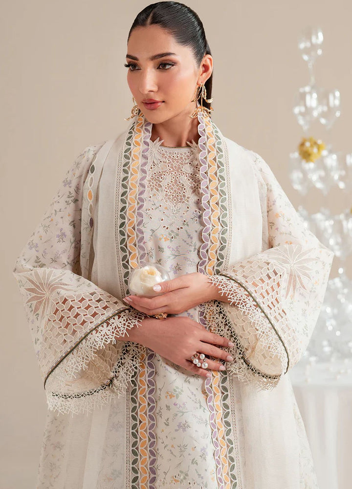 Iris by Jazmin Embroidered Lawn Suits Unstitched 3 Piece JZ25IL D-09 - Summer Collection