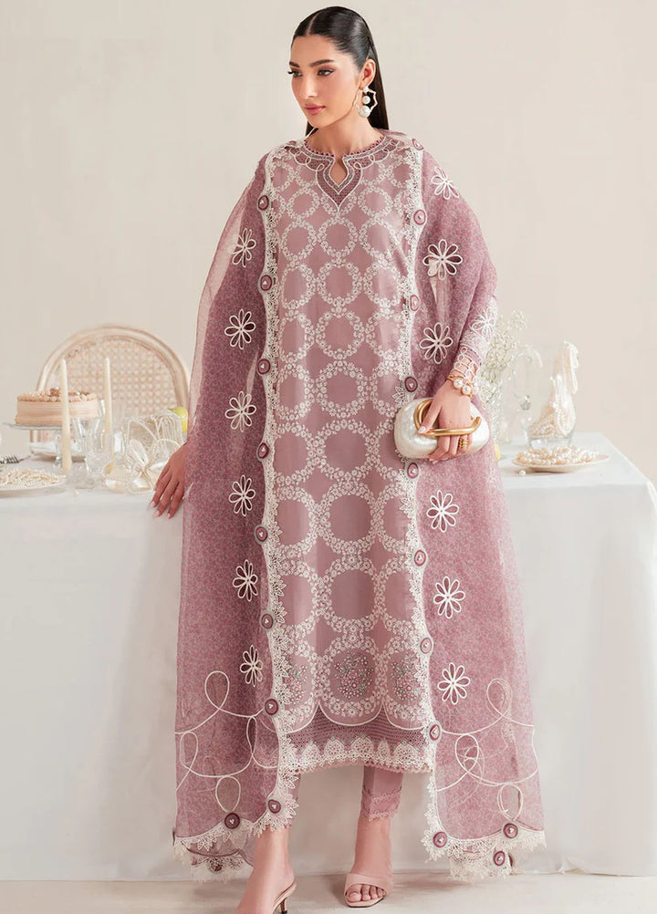 Iris by Jazmin Embroidered Lawn Suits Unstitched 3 Piece JZ25IL D-10 - Summer Collection