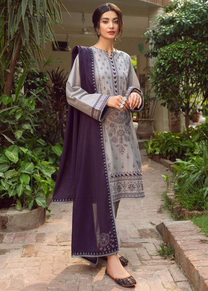 Iris By Jazmin Embroidered Lawn Suits Unstitched 3 Piece JZ23I 02 Danica - Spring / Summer Collection