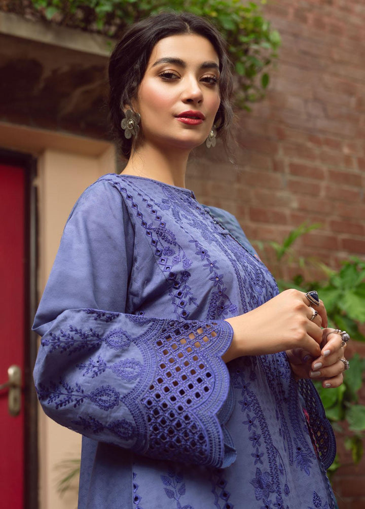 Iris By Jazmin Embroidered Lawn Suits Unstitched 3 Piece JZ23I 05 Phlox - Spring / Summer Collection