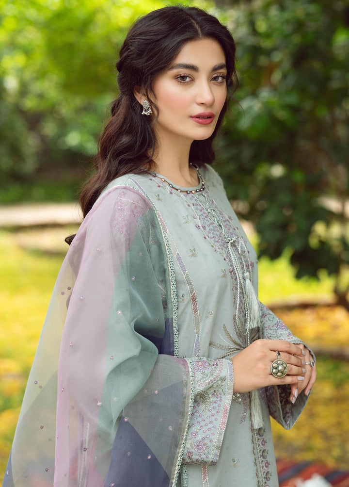 Iris By Jazmin Embroidered Lawn Suits Unstitched 3 Piece JZ23I 06 Lilium - Spring / Summer Collection