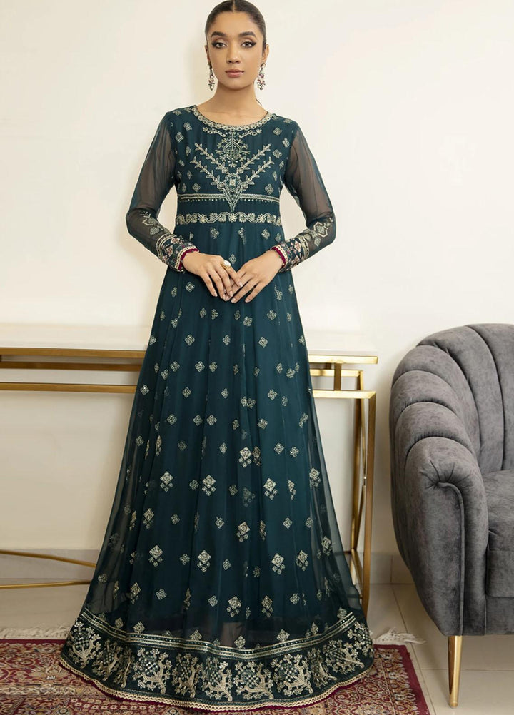 Isfahan by Xenia Formals Embroidered Chiffon Suits Unstitched 3 Piece MEHZA XFR-21-299 - Luxury Collection