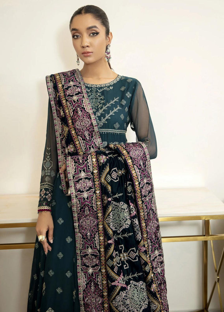 Isfahan by Xenia Formals Embroidered Chiffon Suits Unstitched 3 Piece MEHZA XFR-21-299 - Luxury Collection