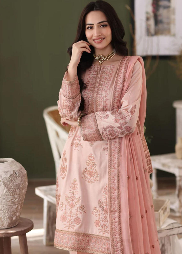 Ishq Aatish By Mohagni Embroidered Raw Silk Suits Unstitched 3 Piece MG23IA MGS-03 Abeer - Luxury Collection