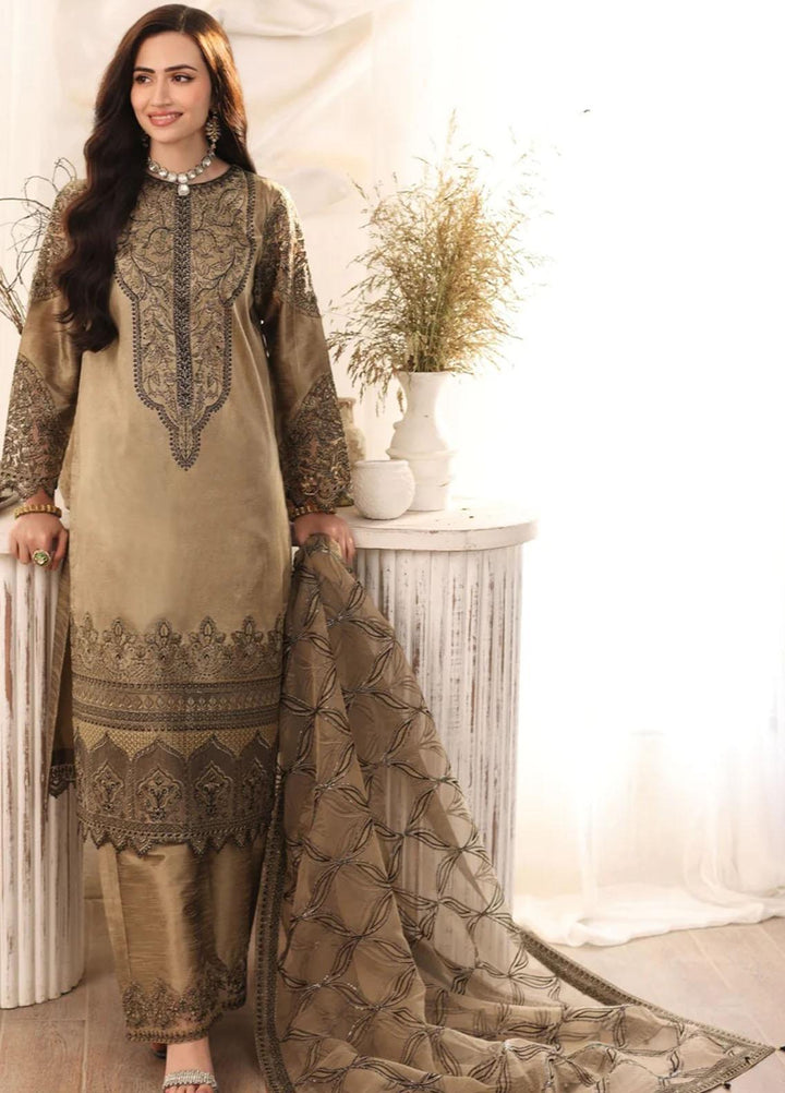 Ishq Aatish By Mohagni Embroidered Raw Silk Suits Unstitched 3 Piece MG23IA MGS-09 Eshaal - Luxury Collection
