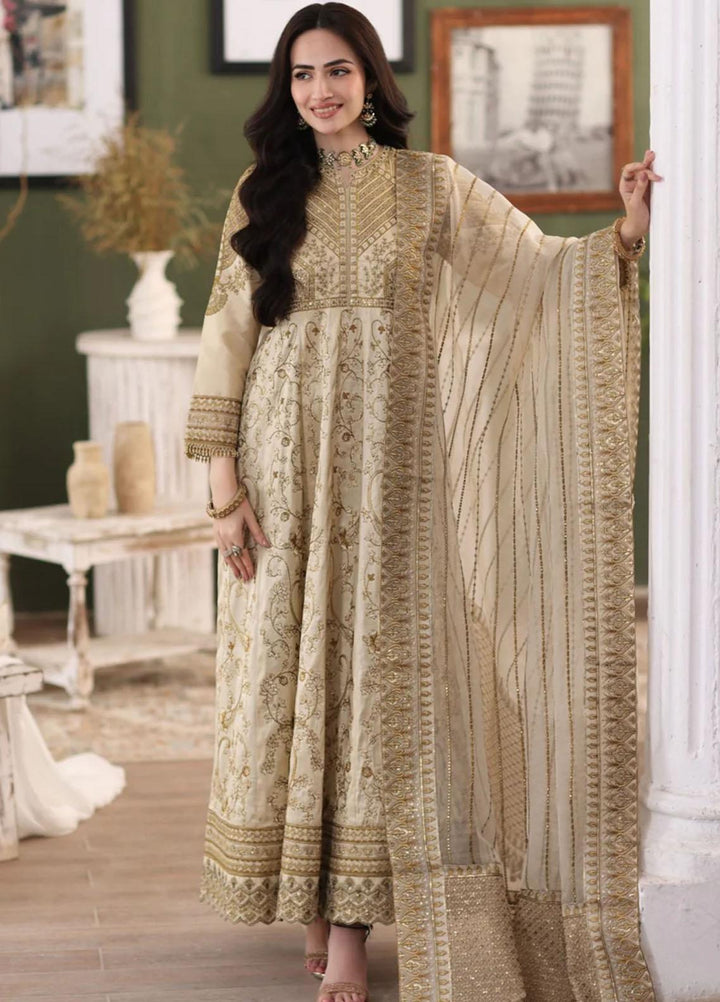 Mohagni Pret Embroidered Raw Silk 2 Piece Suit SMGS-10 NAWARA