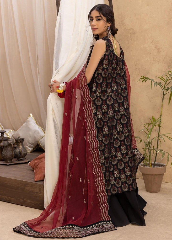 Ishq By Humdum Embroidered Jacquard Suits Unstitched 3 Piece HD24IQ D-01 - Spring Collection