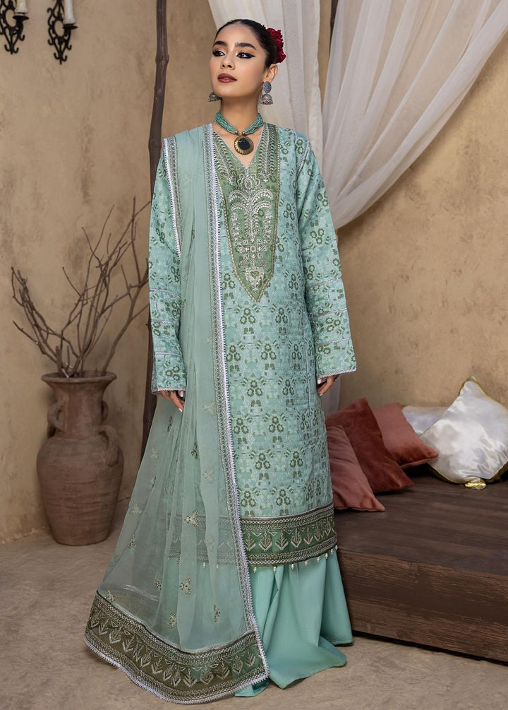 Ishq By Humdum Embroidered Jacquard Suits Unstitched 3 Piece HD24IQ D-05 - Spring Collection