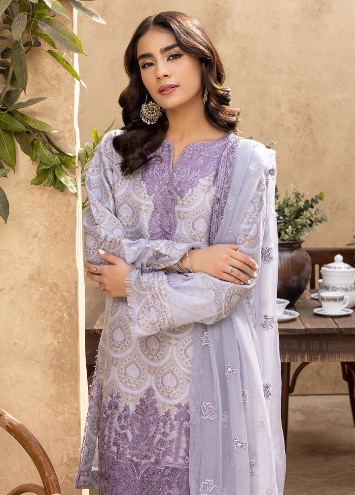 Ishq By Humdum Embroidered Jacquard Suits Unstitched 3 Piece HD24IQ D-07 - Spring Collection
