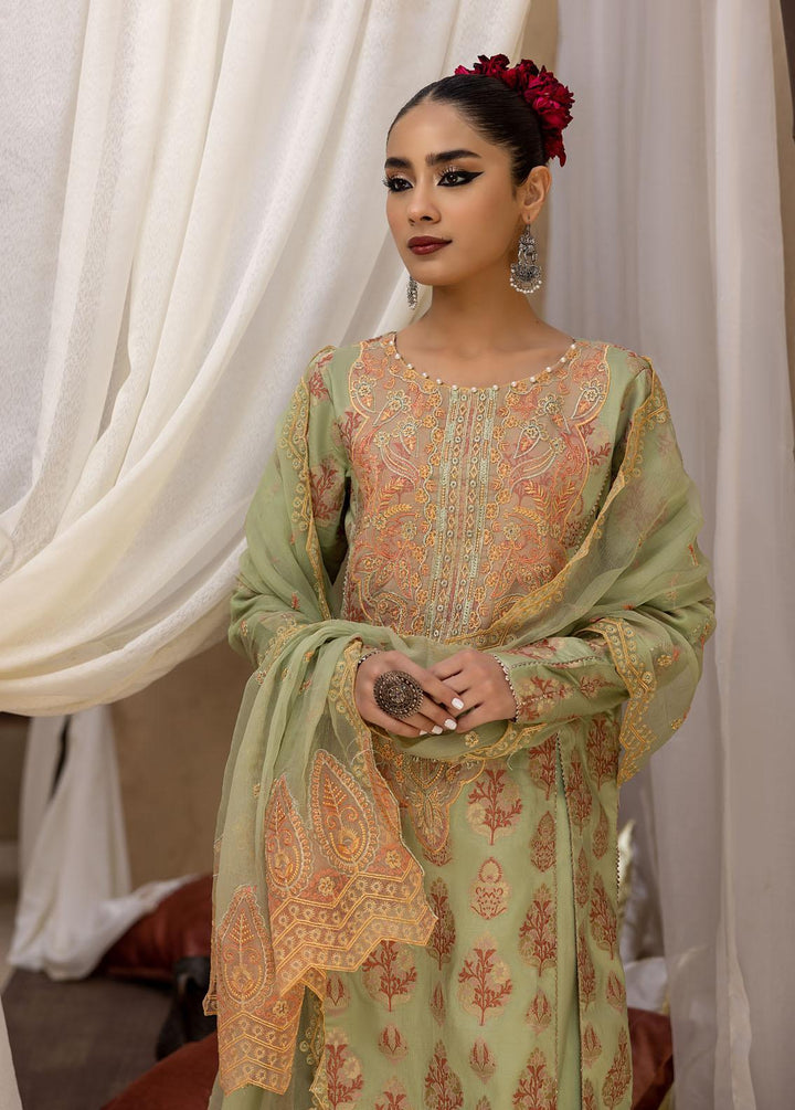 Ishq By Humdum Embroidered Jacquard Suits Unstitched 3 Piece HD24IQ D-10 - Spring Collection
