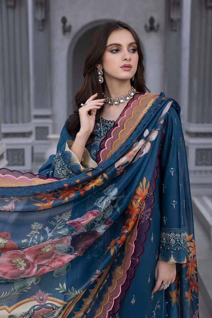 Husn E Adaa by Maham Sultan Unstitched Embroidered Lawn 3 Piece Suit MS26UHA Ishqiya - Lawn Collection