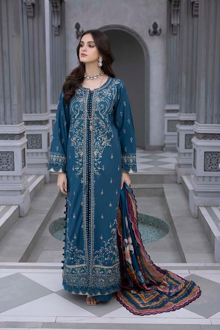 Husn E Adaa by Maham Sultan Unstitched Embroidered Lawn 3 Piece Suit MS26UHA Ishqiya - Lawn Collection