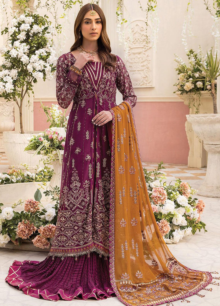 Ishya By Xenia Formals Embroidered Chiffon Suits Unstitched 3 Piece XE23I Feeza - Luxury Collection