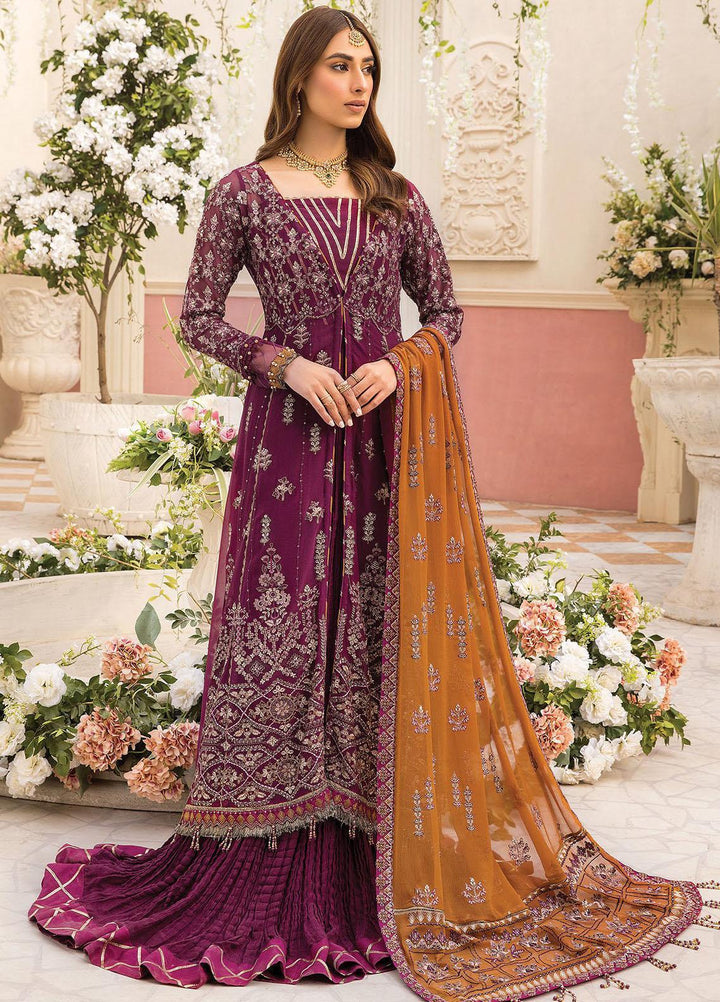 Ishya By Xenia Formals Embroidered Chiffon Suits Unstitched 3 Piece XE23I Feeza - Luxury Collection