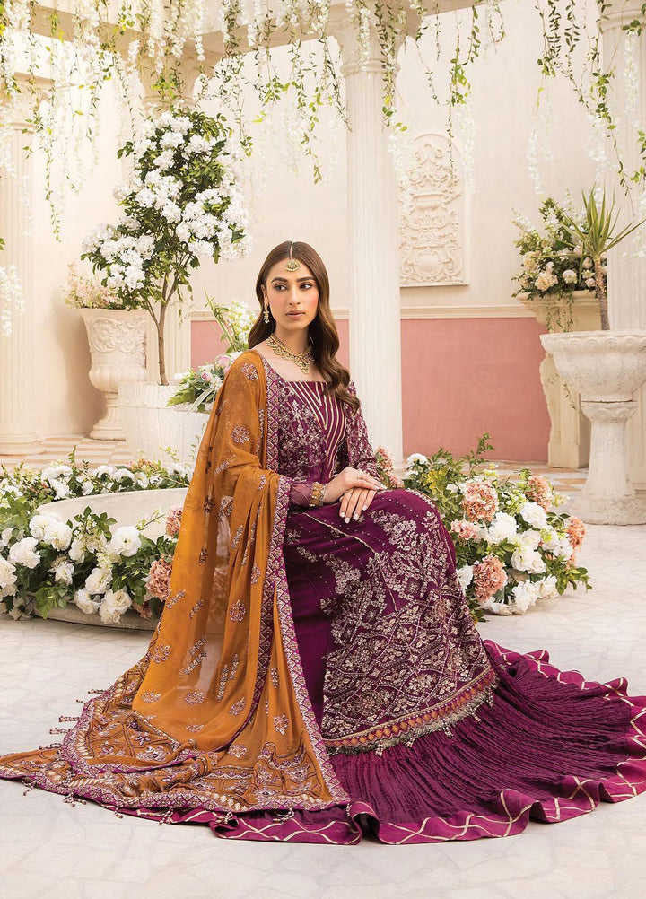 Ishya By Xenia Formals Embroidered Chiffon Suits Unstitched 3 Piece XE23I Feeza - Luxury Collection