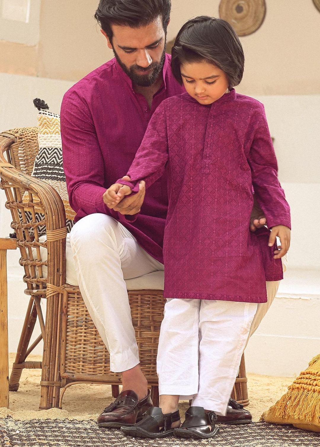Istor Schiffli Formal Kids Kurta - Marjanda IST-99