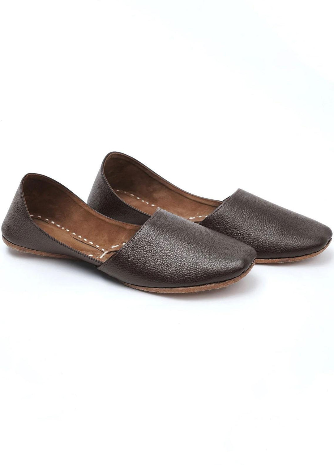 Istor Leather   Khussa IST-136-KW-CHOCOLATE BROWN