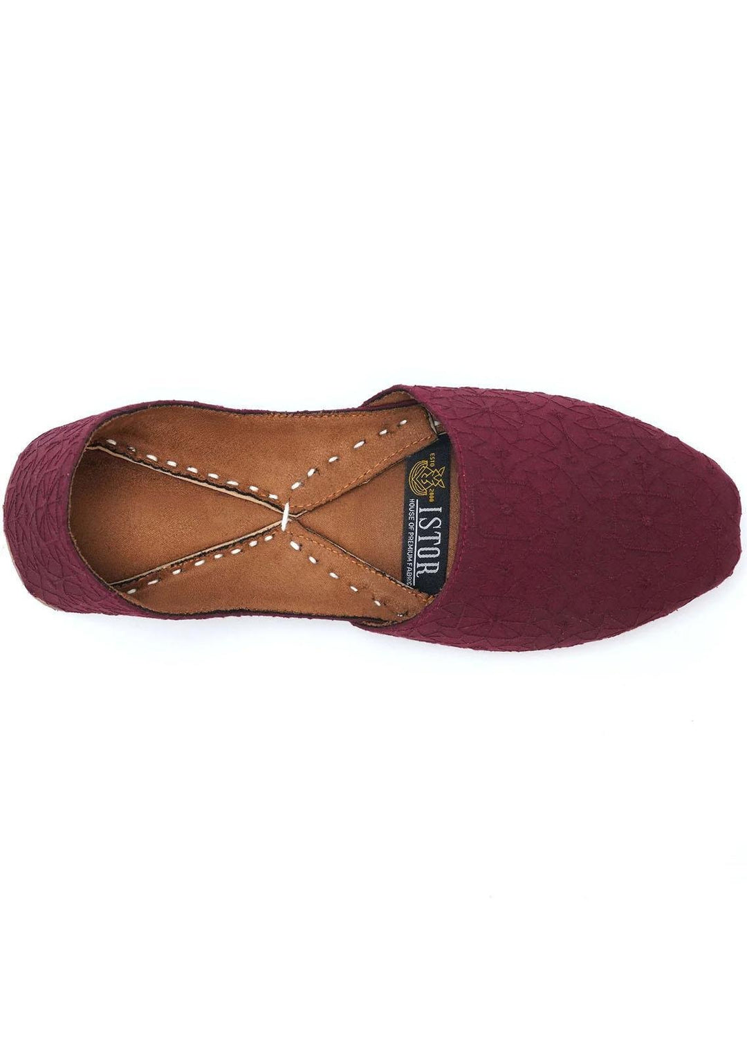 Istor Embroidered   Khussa IST-138-KW-MAHROON