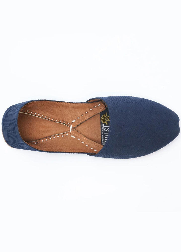 Istor Embroidered   Khussa IST-139-KW-NAVY