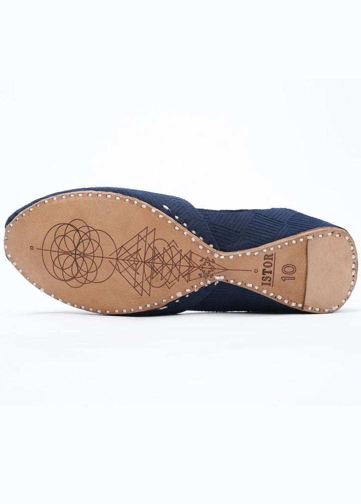 Istor Embroidered   Khussa IST-139-KW-NAVY