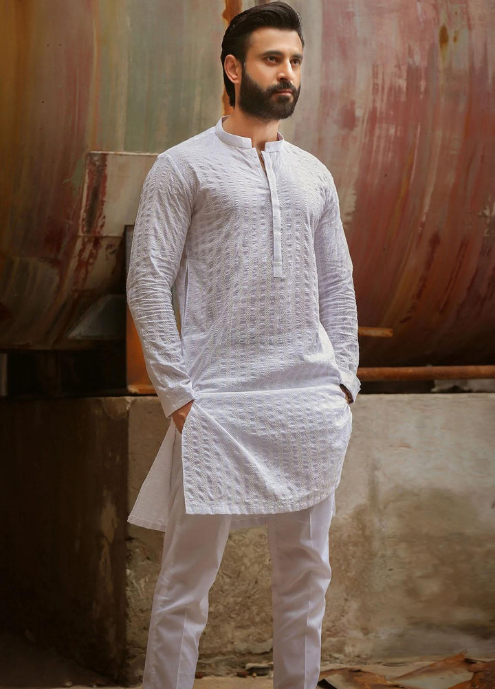 Istor Cotton Formal Kurta for Men -  IST-43-WHITE