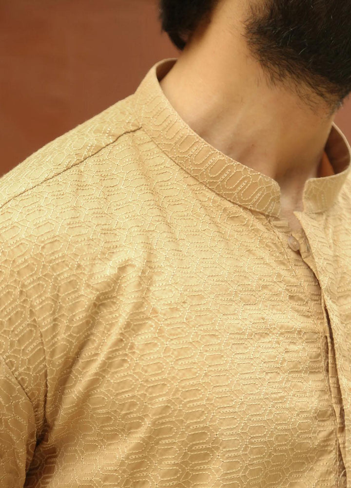Istor Cotton Formal Kurta for Men -  IST-46-BEIGE