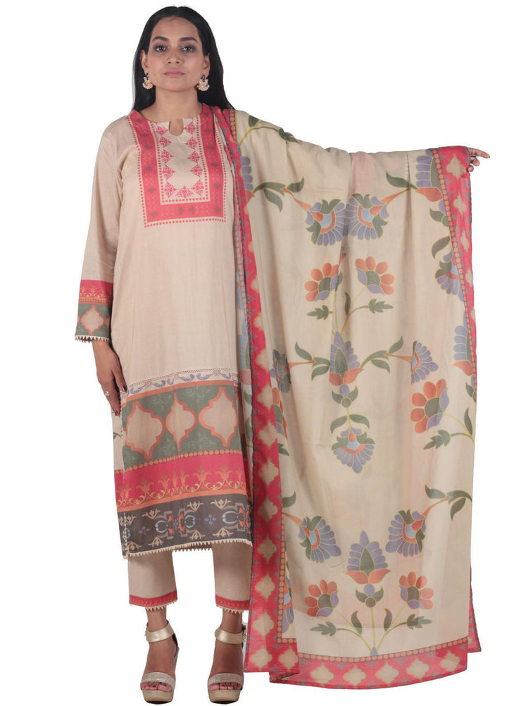 Vibgyor Fashion Pret Printed Lawn 3 Piece Suit D1-C1-23S INARA SKIN