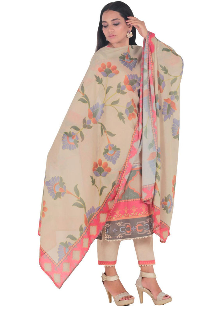 Vibgyor Fashion Pret Printed Lawn 3 Piece Suit D1-C1-23S INARA SKIN