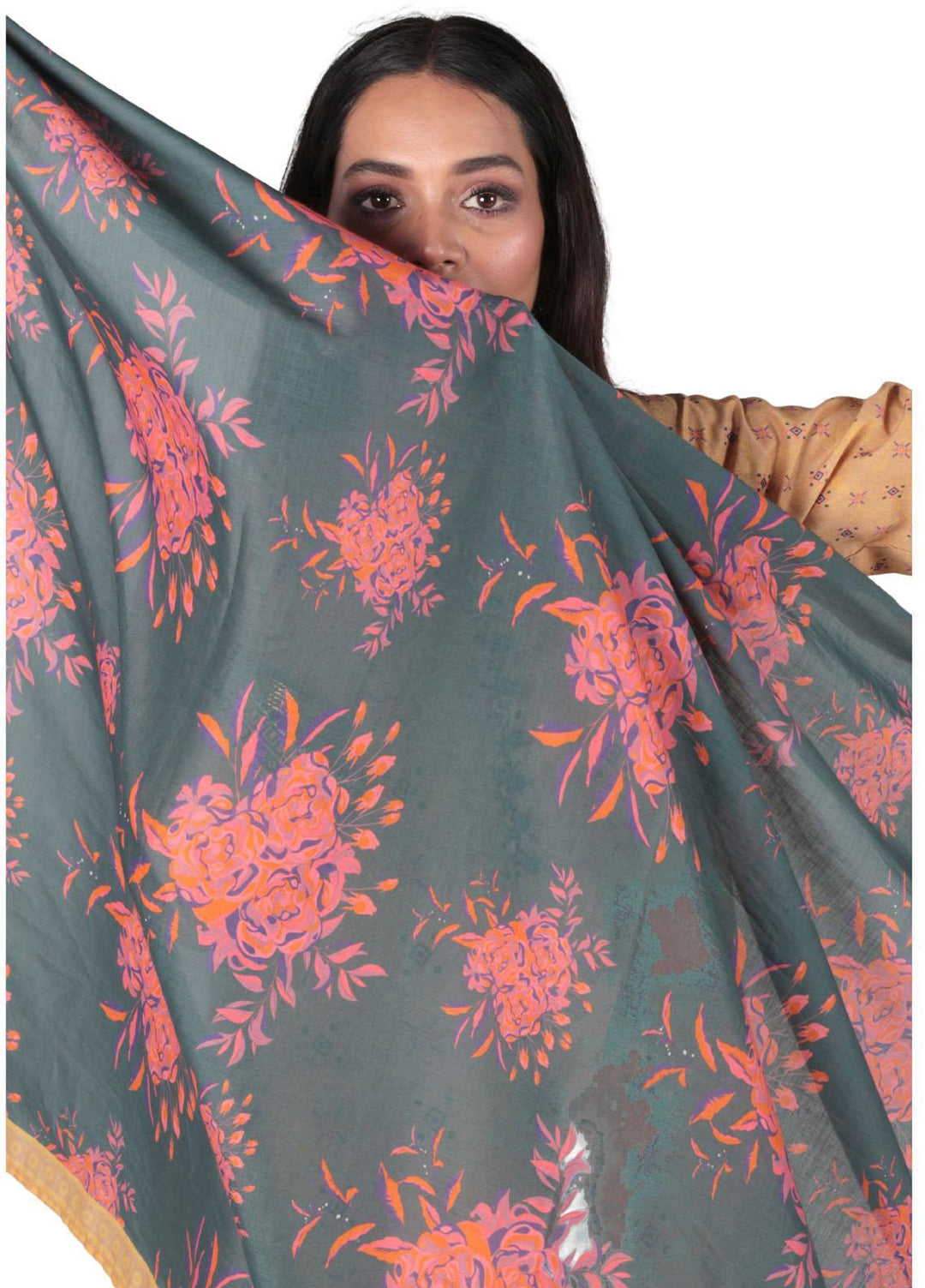 Vibgyor Fashion Pret Printed Lawn 3 Piece Suit D2-C2-23S ARZEN SKIN