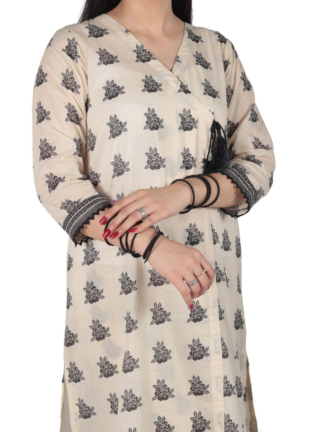 Vibgyor Fashion Pret Printed Lawn 3 Piece Suit D5-C1-23S ZEYA OFF WHITE