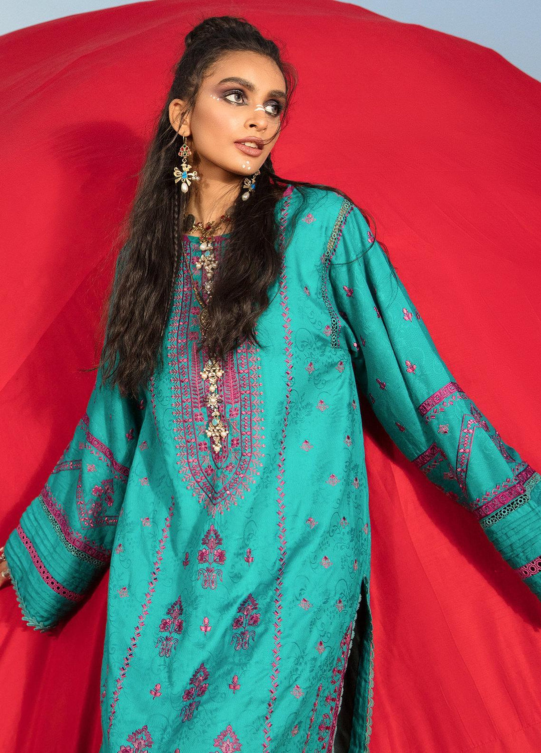 Ittehad Textiles Embroidered Jacquard Suits Unstitched 3 Piece IT21WP 02 KASVET - Winter Collection