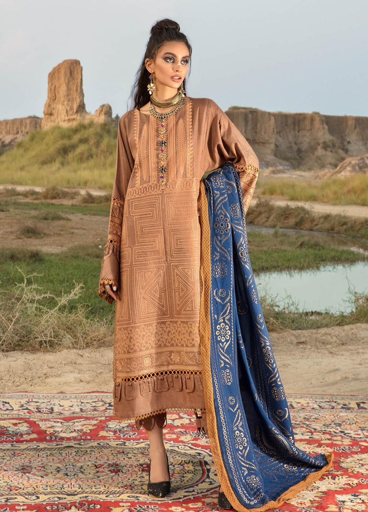 Ittehad Textiles Embroidered Jacquard Suits Unstitched 3 Piece IT21WP 06 CUIR - Winter Collection