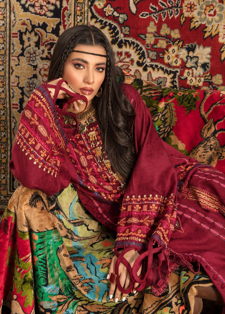 Ittehad Textiles Embroidered Jacquard Suits Unstitched 3 Piece IT21WP 07 SARISIN - Winter Collection