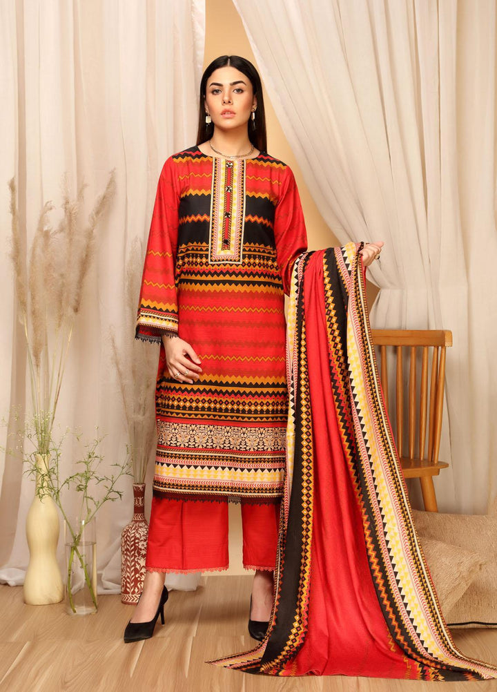 Ittehad Textiles Printed Khaddar Suits Unstitched 3 Piece IT21GK LF-GK-2101A - Winter Collection