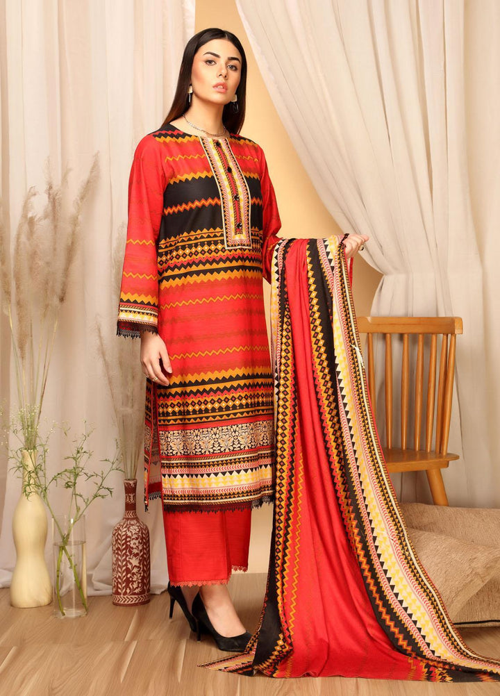 Ittehad Textiles Printed Khaddar Suits Unstitched 3 Piece IT21GK LF-GK-2101A - Winter Collection